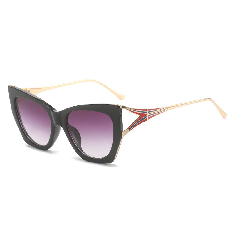 Large frame cat eye sunglasses pc sunglasses