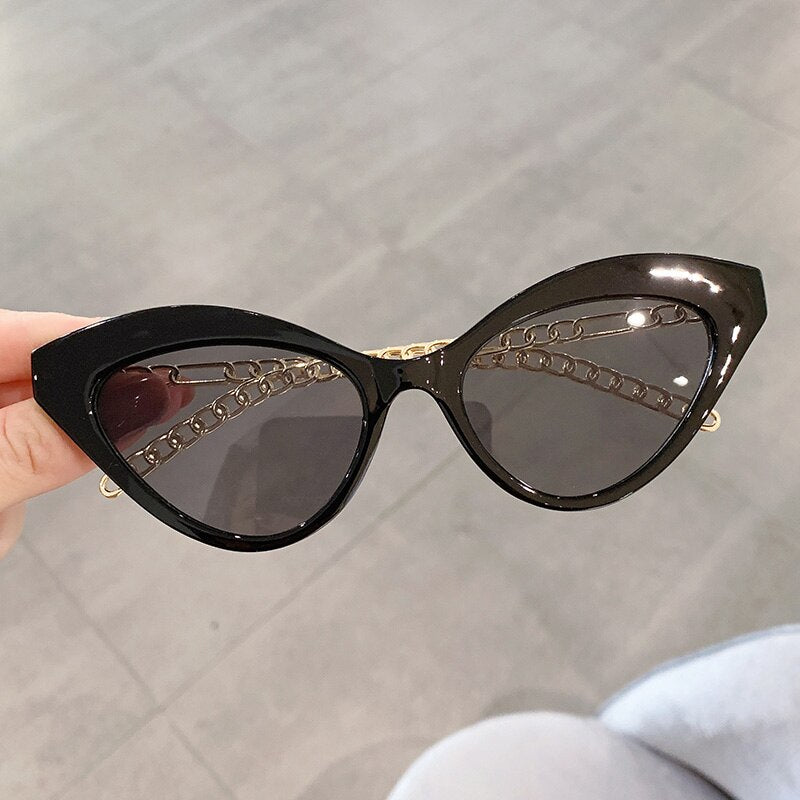 CRIXALIS Sexy Cateye Sunglasses Women Luxury Brand Designer Sun Glasses For Female  Anti Glare Driving Shades Ladies UV400