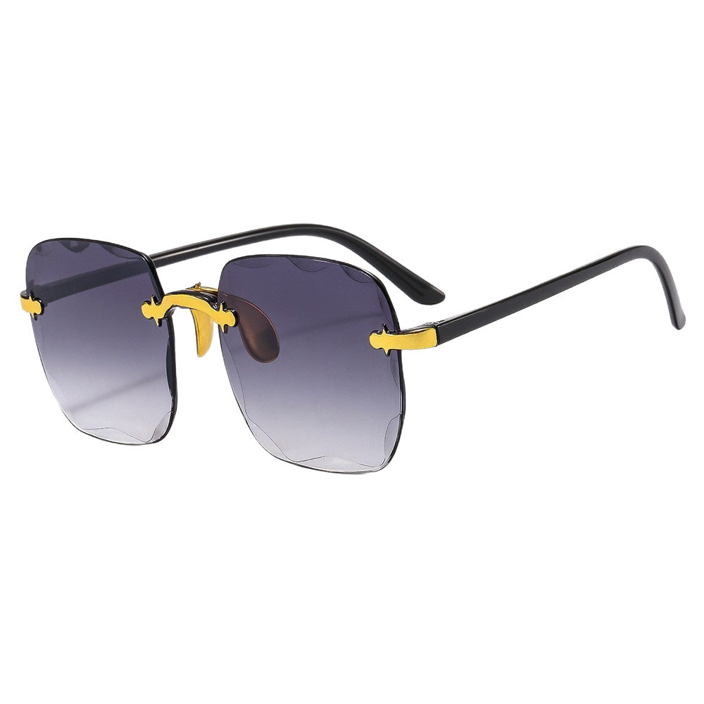 Frameless border UV sunglasses