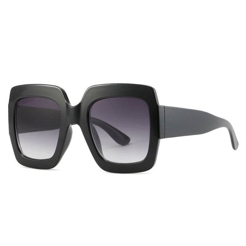 New Fashion Sunglasses Square Trend Retro Ladies Sunglasses Large Frame Sunglasses
