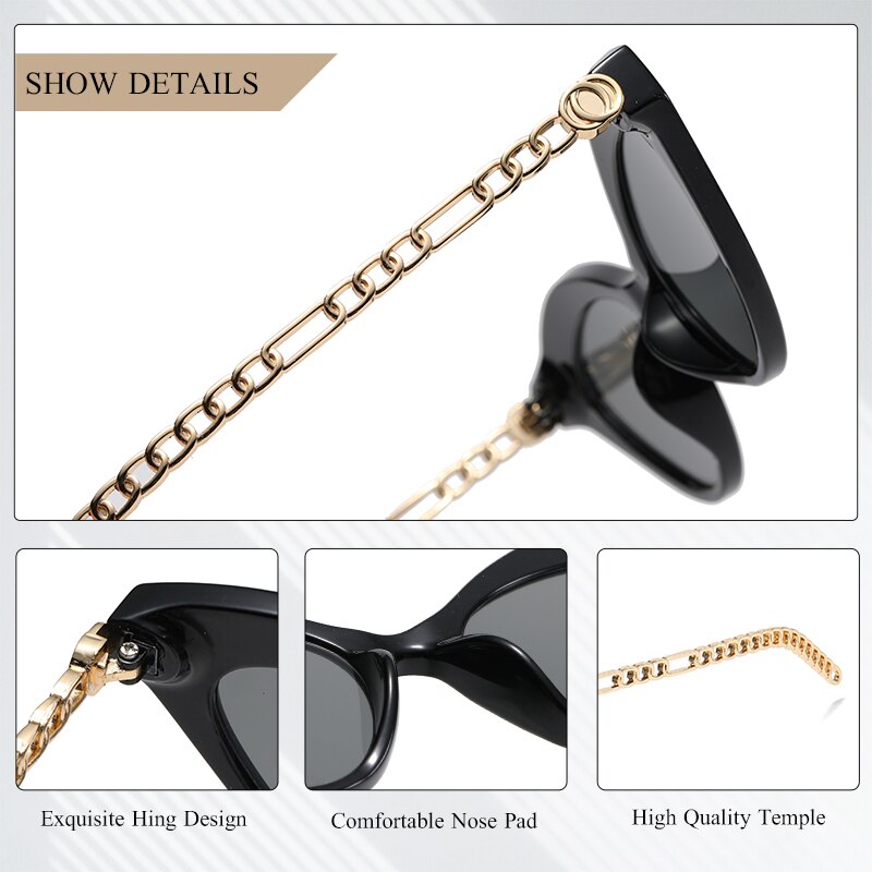 CRIXALIS Sexy Cateye Sunglasses Women Luxury Brand Designer Sun Glasses For Female  Anti Glare Driving Shades Ladies UV400