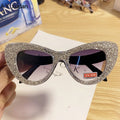 Fashion sunglasses women party bling pearl Gem crystal over-sized sunglasses women cat sunglasses
