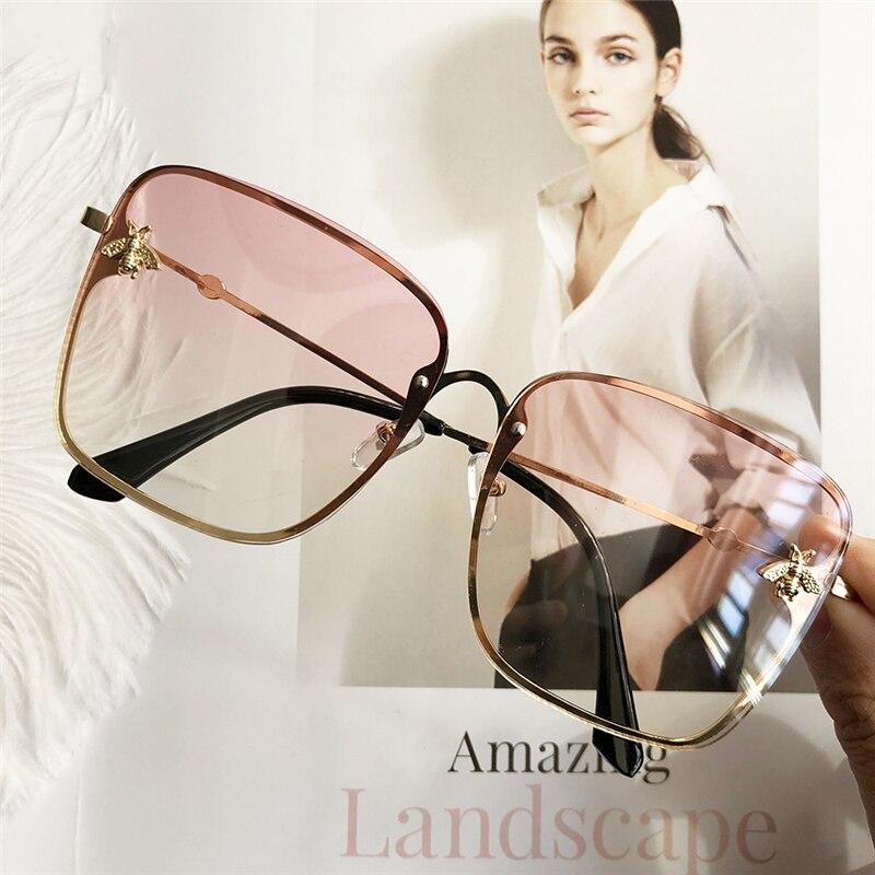 Popular brand  Oversized Square Sunglasses For Women and Ladies  Luxury Driving Superstar  Designer Sunglasses With Shades and Gradient Glasses With  UV400 Protection