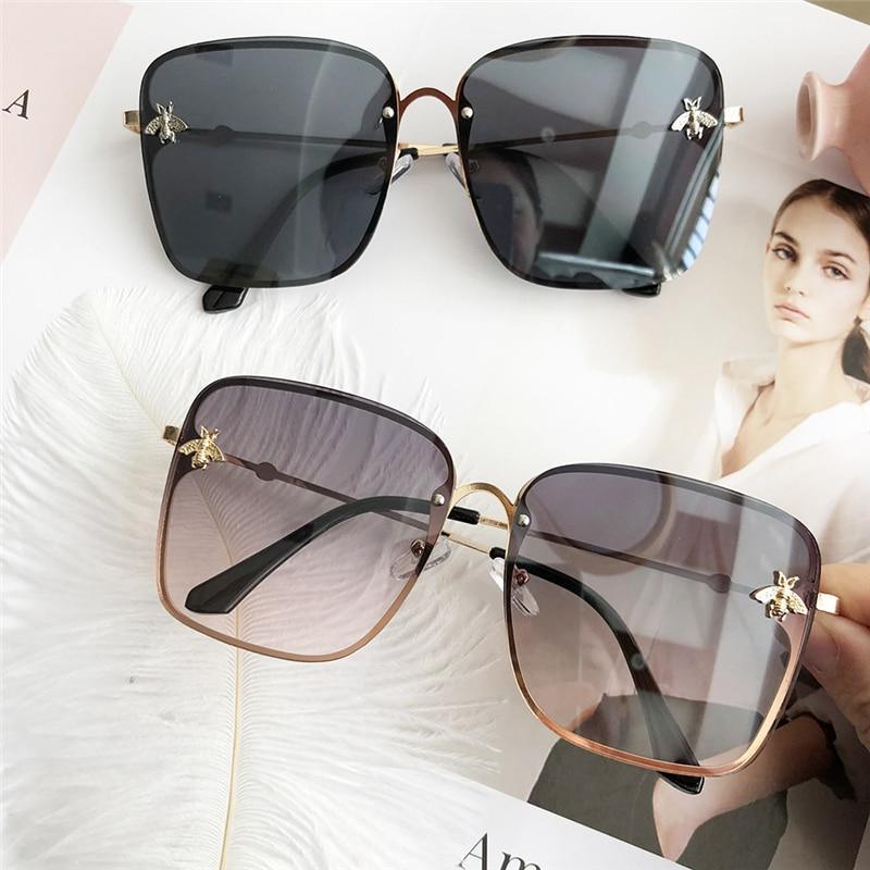 Popular brand  Oversized Square Sunglasses For Women and Ladies  Luxury Driving Superstar  Designer Sunglasses With Shades and Gradient Glasses With  UV400 Protection