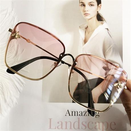 Popular brand  Oversized Square Sunglasses For Women and Ladies  Luxury Driving Superstar  Designer Sunglasses With Shades and Gradient Glasses With  UV400 Protection