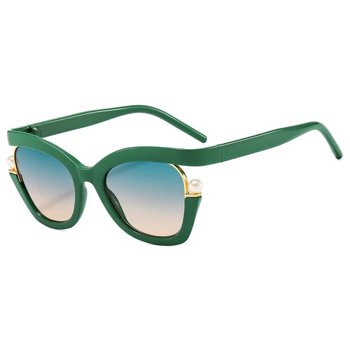 Cat Eye Pearly Sunglasses for Women – Square Luxury UV400