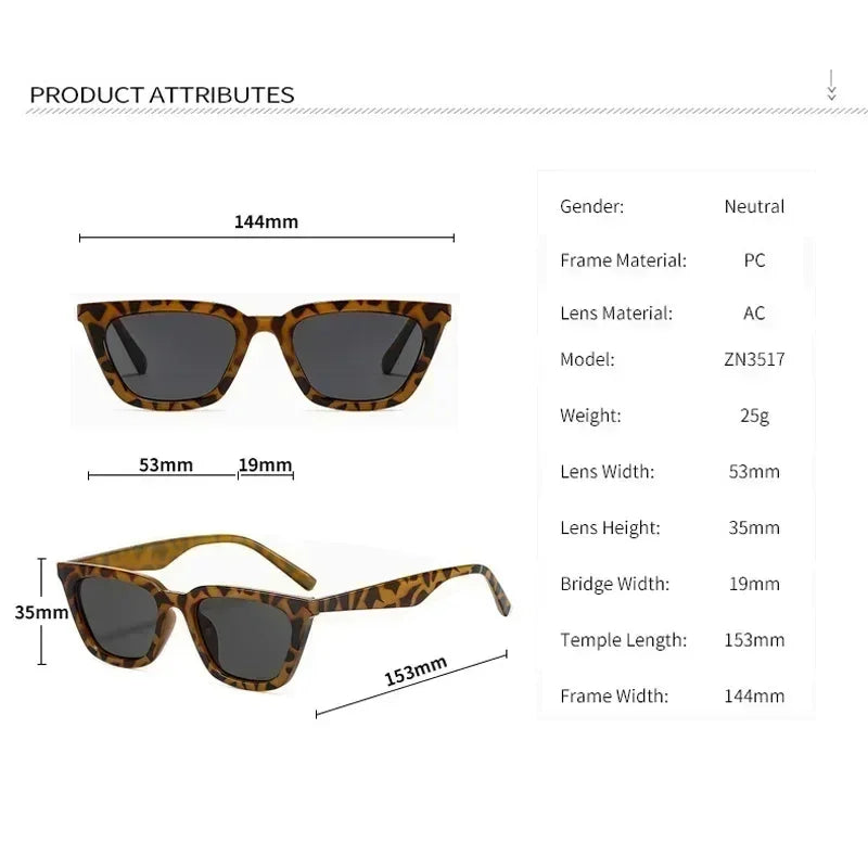 Classic Vintage Cat Eye Sunglasses – UV400