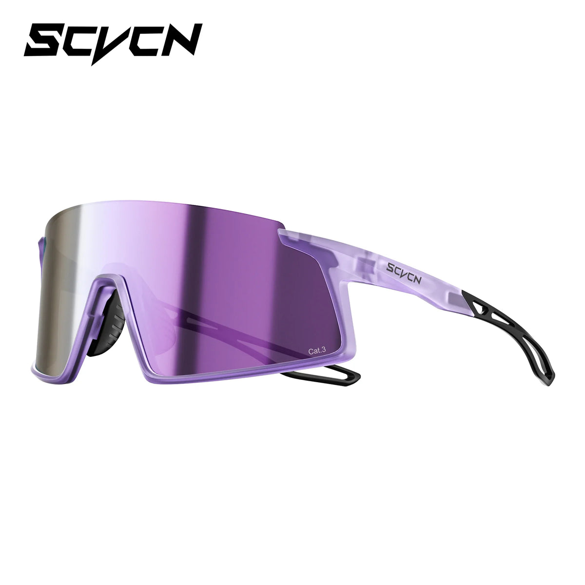 SCVCN Men Women Outdoor Sports Photochromic Running Casual Goggles MTB Bike Glasses UV400 Hiking Eyewear Cycling Sunglasses