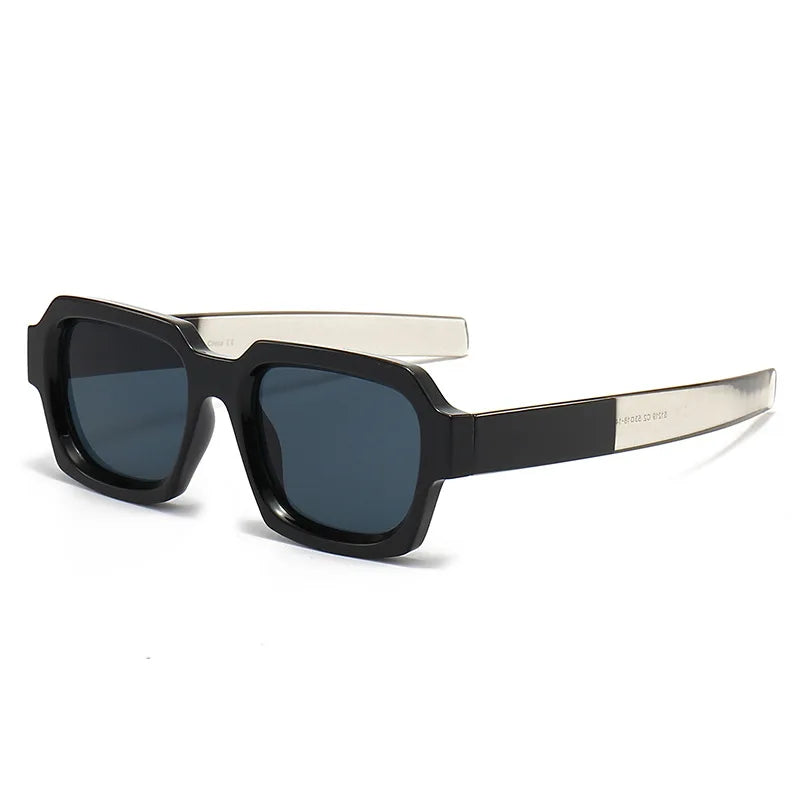 Retro Square Sunglasses Women Brand Designer Vintage Two-Color Frame Men Sun Glasses Ladies Classic Oculos Female De Sol UV400