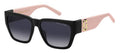 Marc Jacobs 646/S Dark Grey Shaded Women's Sunglasses 57mm